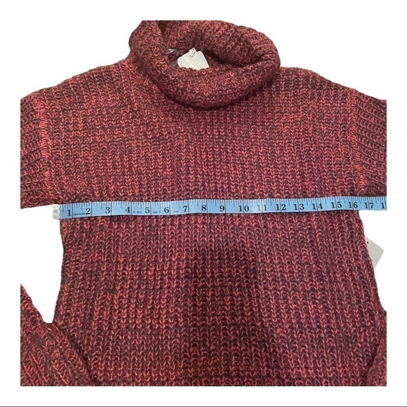 STITCHDROP Women's Statement 2 Tone Roll Neck Sweater Dress in TikTok - Picture 8 of 15